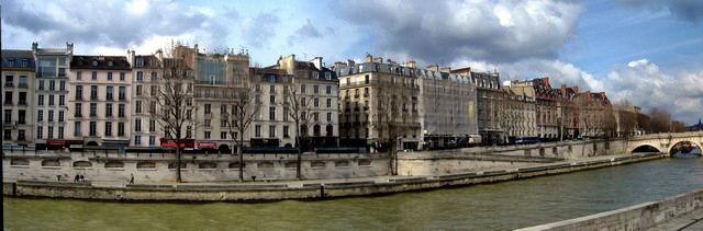 Seine River Looking Towards Notre Dame